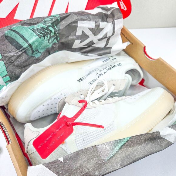 Nike Air Force 1 Low Off-White The Ten White 2017 AO4606-100 Men’s 12 NIB main image 12